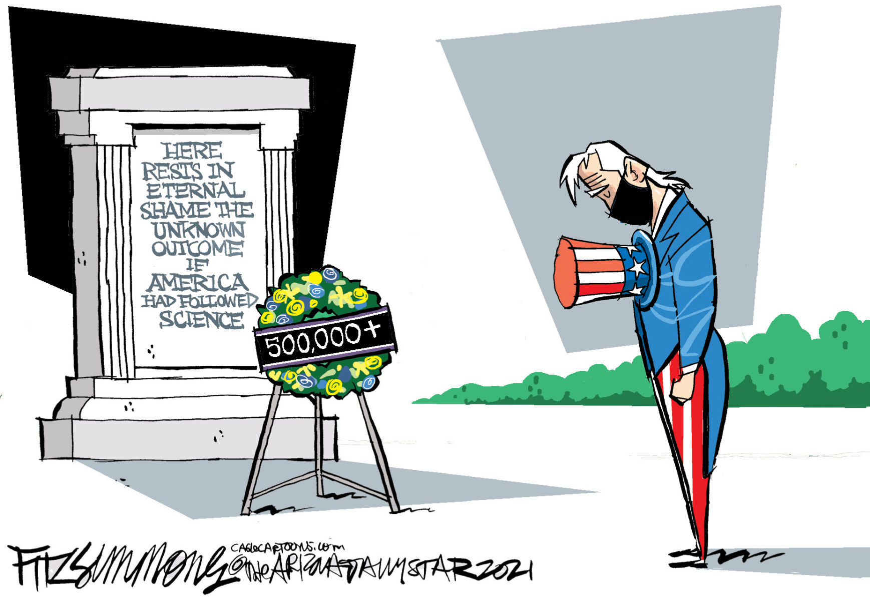 Daily Fitz Cartoon: Tomb of the Unknown